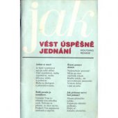 kniha Jak vést úspěšně jednání breviář vyjednávání, Svoboda 1991