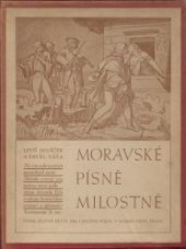 kniha Moravské písně milostné, Státní ústav pro lidovou píseň v ČSR 1930