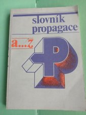 kniha Slovník propagace A... Z, Merkur 1983