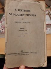 kniha A textbook of modern English. Part 1, lessons 1-20, Institute of Modern Languages 