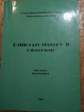 kniha Ruština pro ekonomy II odborné texty, Vysoká škola ekonomická 1996