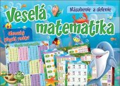 kniha Veselá matematika Násobenie a delenie, Obrovský plagát vnútri, Foni book 2025