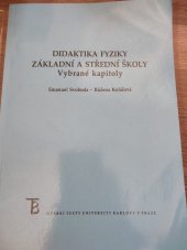 kniha Didaktika fyziky základní a střední školy vybrané kapitoly, Karolinum  2006