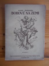 kniha Bohové na zemi novely a mythy, Zmatlík a Palička 1925