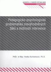 kniha Pedagogicko-psychologická problematika znevýhodněných žáků a možnosti intervence, Univerzita Jana Evangelisty Purkyně 2010