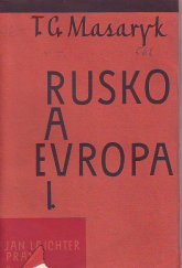 kniha Rusko a Evropa studie o duchovních proudech v Rusku; sv.2, Jan Laichter 1933
