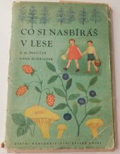 kniha Co si nasbíráš v lese, SNDK 1952