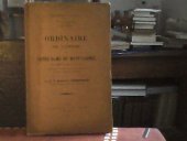 kniha Ordinaire de l'Ordre de Notre-Dame du Mont-Carmel bibliotheque liturgique, Alphonse Picard 1910