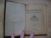 kniha Naučný slovníček Příruční knížka k okamžitému vysvětlení cizích slov a k poučení o obecných vědomostech, Ruch 1922