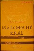 kniha Malomocný král Historický román, Lidová demokracie 1958