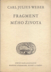 kniha Fragment mého života, SNKLHU  1958
