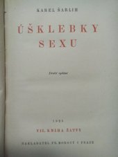 kniha Úšklebky sexu, Fr. Borový 1925