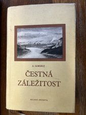 kniha Čestná záležitost, Mladá fronta 1955