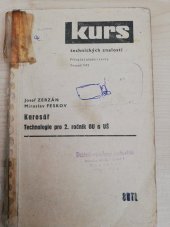 kniha Karosář technologie pro 2. roč. OU [odb. učiliště] a UŠ [učňovské školy, SNTL 1967