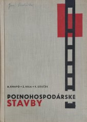 kniha Polnohospodárske stavby, Slovenské vydavateľstvo pôdohospodárskej literatúry 1964