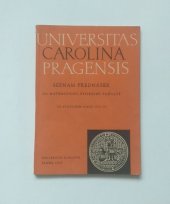 kniha Seznam přednášek na matematicko-fyzikální fakultě University Karlovy v Praze ve studijním roce 1970-71, s.n. 1970