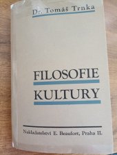 kniha Filosofie kultury člověk a jeho dílo, E. Beaufort 1941