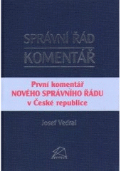 kniha Správní řád komentář, BOVA POLYGON 2006