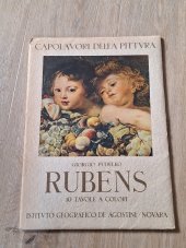 kniha Rubens 10 tavole a colori, Novara, Italy 1942