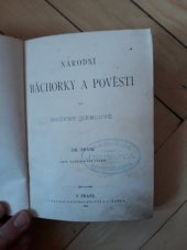 kniha Národní báchorky a pověsti od Boženy Němcové. Díl první, I.L. Kober 1886