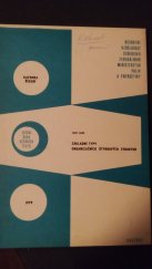kniha Základní typy organizačních útvarových struktur, Resortní vzdělávací středisko Federálního ministerstva paliv a energetiky 1979