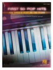 kniha First 50 pop hits you should play on the piano, Hal Leonard 2017