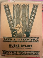 kniha Ruské byliny, Jan Laichter 1930