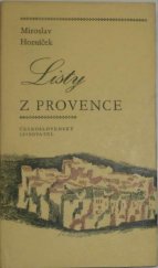 kniha Listy z Provence, Československý spisovatel 1971