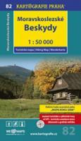 kniha Moravskoslezské Beskydy, turistická mapa 1 : 50 000, Kartografie 2015