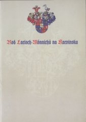 kniha Rod Larisch-Mönnichů na Karvinsku, Státní okresní archiv Karviná 1999