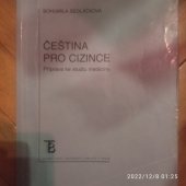 kniha Čeština pro cizince příprava ke studiu medicíny, Karolinum  2001