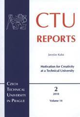 kniha Motivation for creativity at a Technical University [an analysis of the motivation and performance management system at the Czech Technical University in Prague], Czech Technical University 2010
