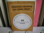 kniha Učebnice němčiny pro řidiče ČSAD, Nadas 1989