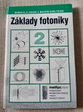 kniha Základy fotoniky 2, Matfyzpress, publishing house of the Faculty of Mathematics and Physics Charles University in Prague 1994