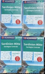 kniha Sardinien Mitte Mapa 1:50 0000, Kompass 2023