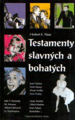 kniha Testamenty slavných a bohatých, Faun 1995