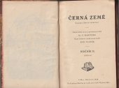 kniha Černá země časopis lidově výchovný, ročník  II. ( 1925 -6 ), Kulturní rady pro širší Ostravsko 1926