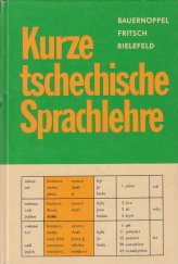 kniha Kurze tschechische Sprachlehre, Volk und Wissen Volkseigener Verlag 1989