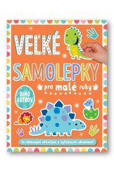 kniha Veľké samolepky pre malé ruky Dino ostrov, Svojtka 2022