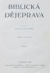 kniha Biblická dějeprava, s.n. 1930