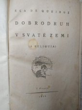 kniha Dobrodruh v Svaté zemi, Antonín Svěcený 1919