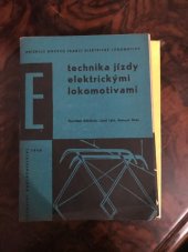 kniha Technika jízdy elektrickými lokomotivami, Dopravní nakladatelství 1960
