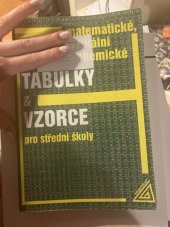 kniha Matematické, fyzikální a chemické tabulky pro střední školy, Státní pedagogické nakladatelství 1985