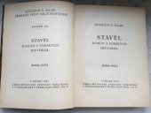 kniha Stavěl román z Farských historek, Nakladatelské družstvo Máje 1920