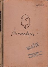kniha Mineralogie, Přírodovědecké vydavatelství 1952