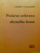 kniha Požární ochrana obytného domu, SNTL 1960