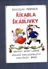 kniha Říkadla, škádlivky, lidové hry a písně [Sv.] 1 Moravské Horácko a Podhorácko., Krajské nakladatelství 1952