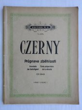 kniha Průprava zběhlosti Op.849, Supraphon 1990