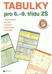 kniha Tabulky pro 6.-9. třídu ZŠ matematika, fyzika, chemie, přírodopis, zeměpis, Fragment 2009