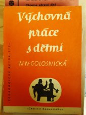 kniha Výchovná práce s dětmi, Dědictví Komenského 1951